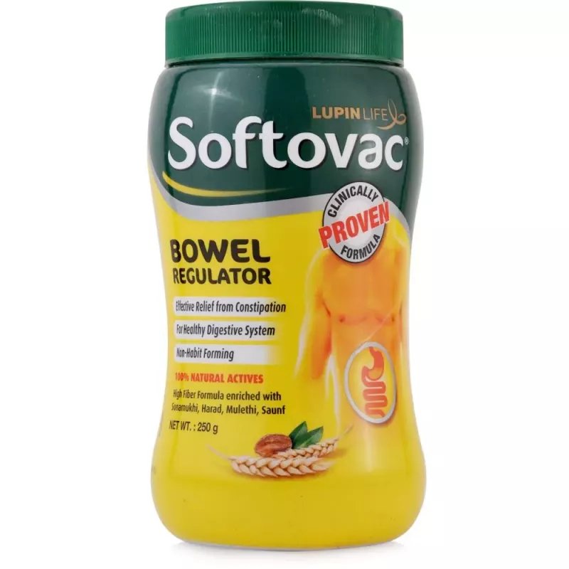 Softovac Regular Bowel Regulator For Effective Relief From Constipation 100grams