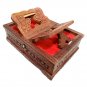 Wooden Quran Shareef Geeta Guru Granth Sahib Ramayan Bible Reading Stand Rahel