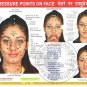 Acupressure Face, Reflex, Sujok Byol, Chakra, Ear Charts (Set of 5) + 5 Rings