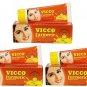 Vicco Turmeric Vanishing Cream (With Sandalwood Oil) Pack of 3 *50gm