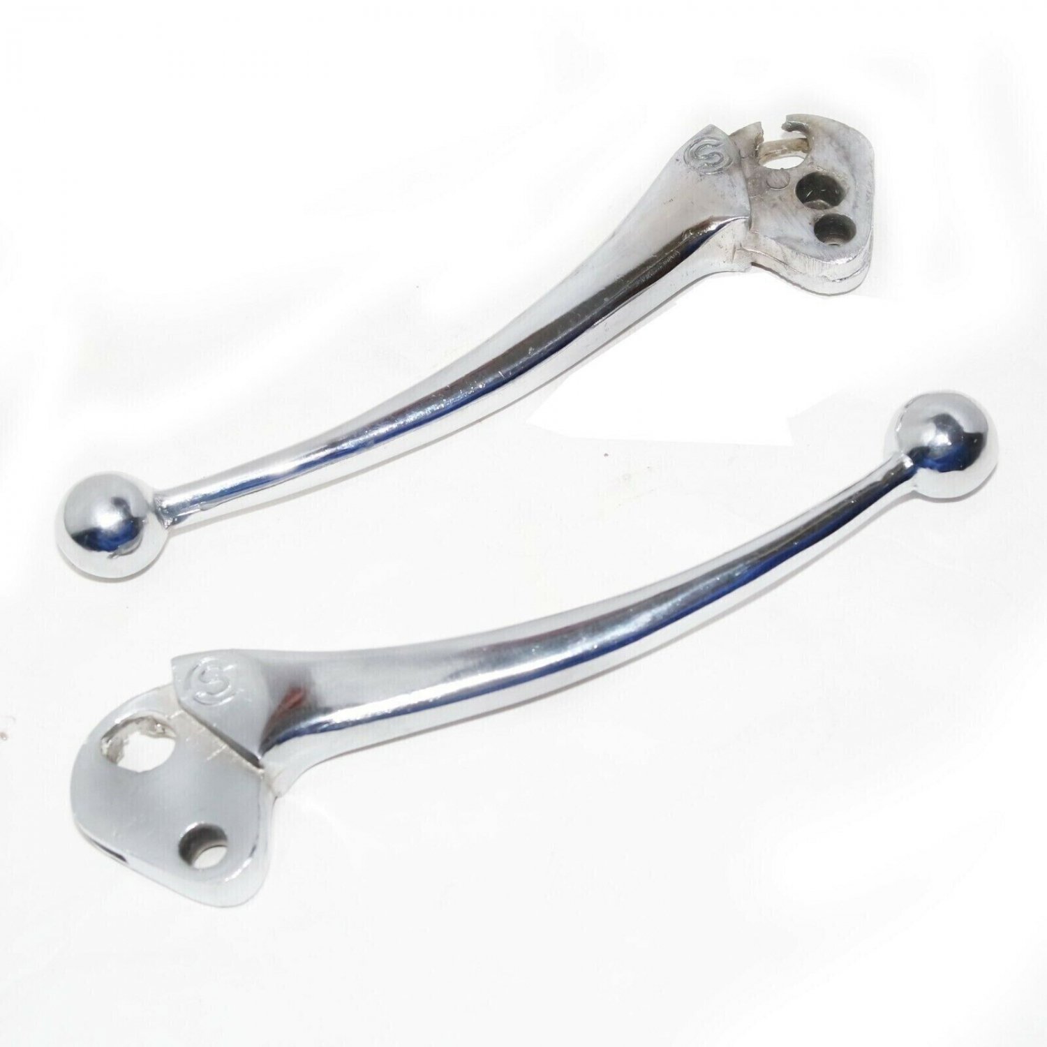 BRAND NEW GP DL POLISHED ALLOY BRAKE & CLUTCH LEVER SET FIT FOR LAMBRETTA