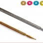Sujok Acupressure Metal Probe Diagnostic Slim & Silver Mega Long Jimmy + 5 Rings