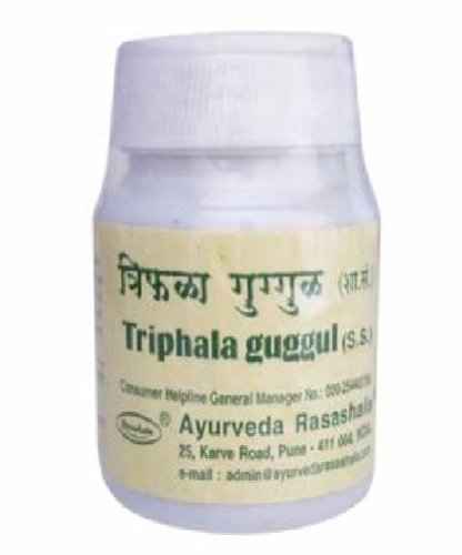 Triphala Guggul Tablet 60tab Ayurved Rasashala - Free Shipping