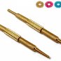 2 Pcs Sujok Acupressure Probe Brass Diagnostic Dismandable Centre Roller Jimmy
