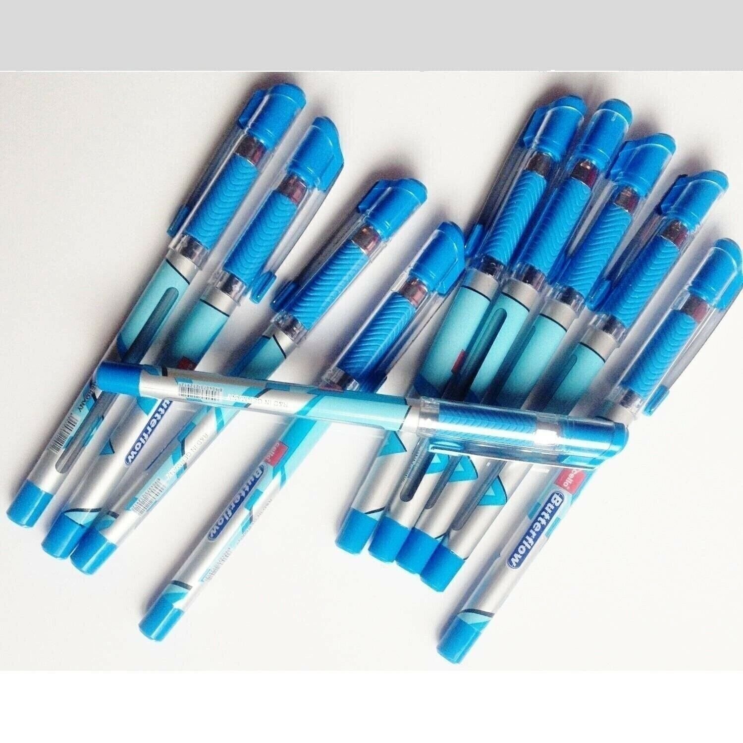 Cello Butterflow Smooth Writing Fine Ball Pen Blue Pack of 20 Free Shipping