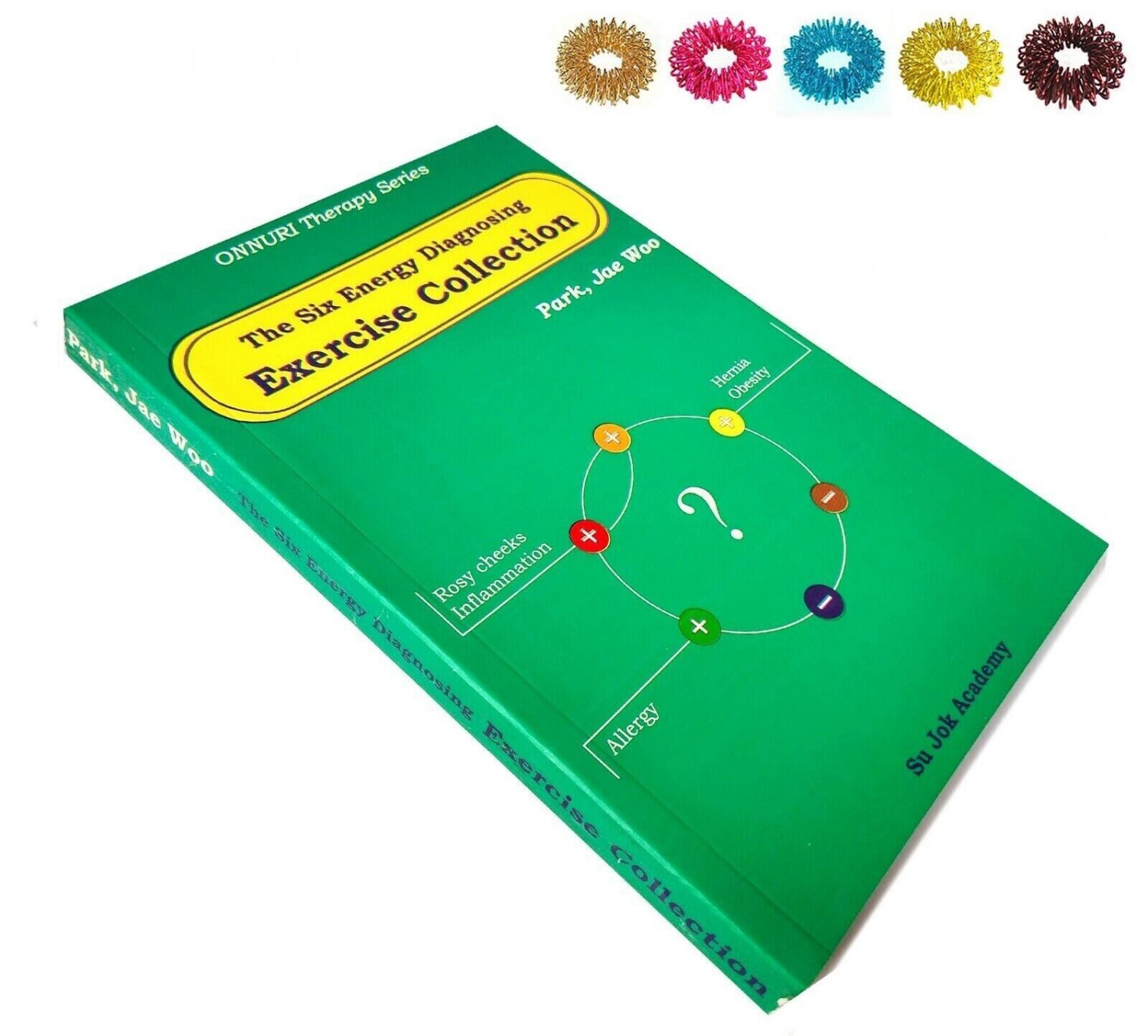 The Six Energy Diagnosing Exercise Collection Book by Park Jae Woo +5 Rings Free