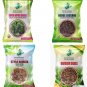 Super Napier + Hedge Lucerne + Stylo Hameta + Berseem Grass Seebs 100 Gram Each