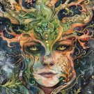 Print ACEO Earth Nymph Woman Art Card Limited Edition