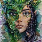Print ACEO Earth Nymph Woman Art Card Limited Edition