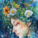 Print ACEO Earth Nymph Woman Art Card Limited Edition