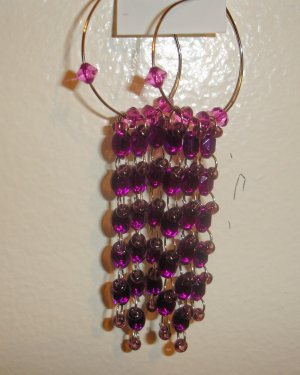 Purple Earrings