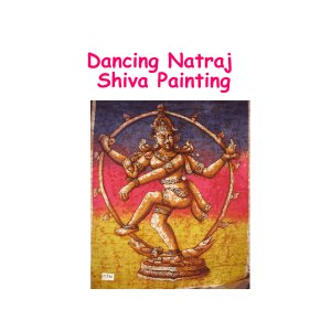 Dancing Natraj Batik Painting