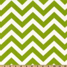 TABLE RUNNER - ZigZag Green/White Chevron Print