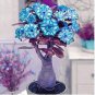 Desert Rose Adenium Seeds Sky Blue Double Petals with White Edge Flowers 100 PCS Seeds