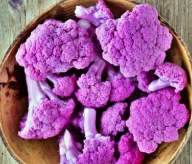 Heirloom Purple Sicily Cauliflower 20 PCS Seeds