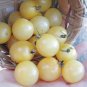 Heirloom White Cherry Tomato Organic Fresh Fruit Vegetables 100 PCS Seeds
