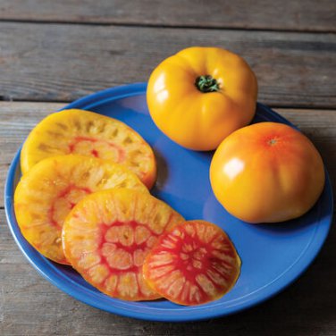 Heirloom Organic Yellow Truss Tomato Middle-sized Fruits Seeds Tasty Juicy Sweet