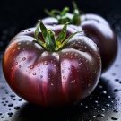 300 Pcs 'Purple Black' Round Chicago Tomato Organic Seeds 300 Pcs 'Purple Black' Round Chicago Tomato Organic Seeds