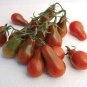 100 Pcs Chocolate Pear-shaped Cherry Tomato