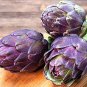 4 Pcs Heirloom Purple Headed Artichoke Organic Vegetables