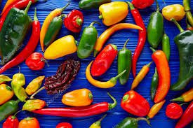 50 Pcs Mixed Colorful Hot Colorful Pod Pepper Chili