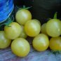 100 Pcs Heirloom White Cherry Tomato Organic Fresh Fruit Vegetables