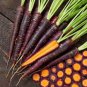 30 Pcs AFGHAN Purple (Black) Carrot Superfood Amazing Colorful High Yield