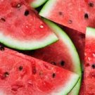 6 Pcs Watermelon Light Green Stripe Red Inside Fruit Seeds