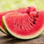 6 Pcs Watermelon Dark Green Stripe Red Inside Fruit Seeds