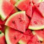 6 Pcs Light Green Streak Ellipse Big Red Watermelon Seeds