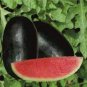 8 Pcs Giant Black Skin Red Inside Ellipse Watermelon Seeds