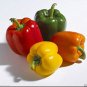 50 Pcs Heirloom Mixed Yellow Green Red Orange Sweet Bell Pepper Organic