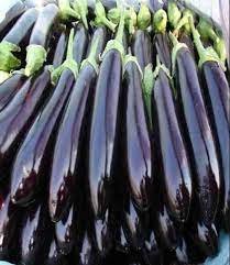 400 Pcs Shiny Black Beauty: Thick and Tender Long Eggplant Seeds