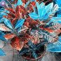 100 Pcs Blue Variegated Leaf Croton Mixed Colorful Ornamental Bonsai Plants