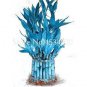 50 Pcs Blue Lucky Bamboo Bonsai Anti Radiation Absorb dust Tree Plants Indoor Plantss