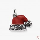 J A Enamel Santa Hat Charm