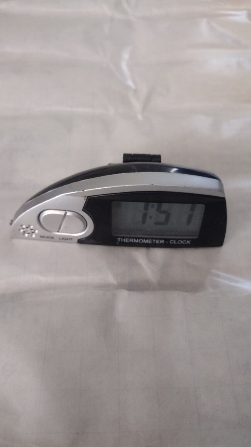 Car Electronic Clock Thermometer LED Digital Display Thermometer Clock
