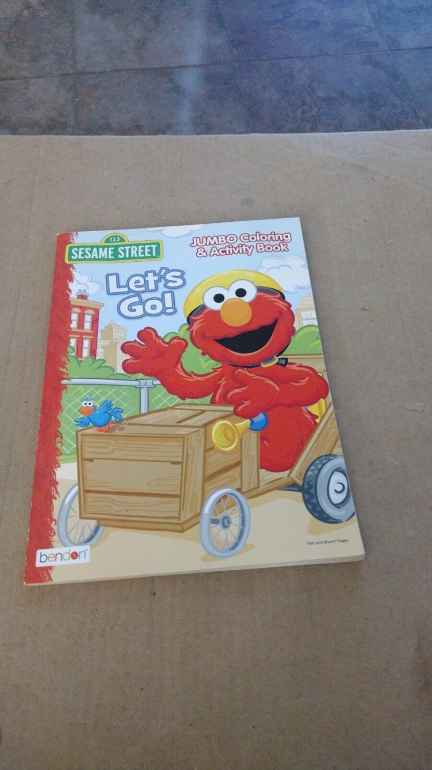 Sesame Street Coloring Activity Book New.
