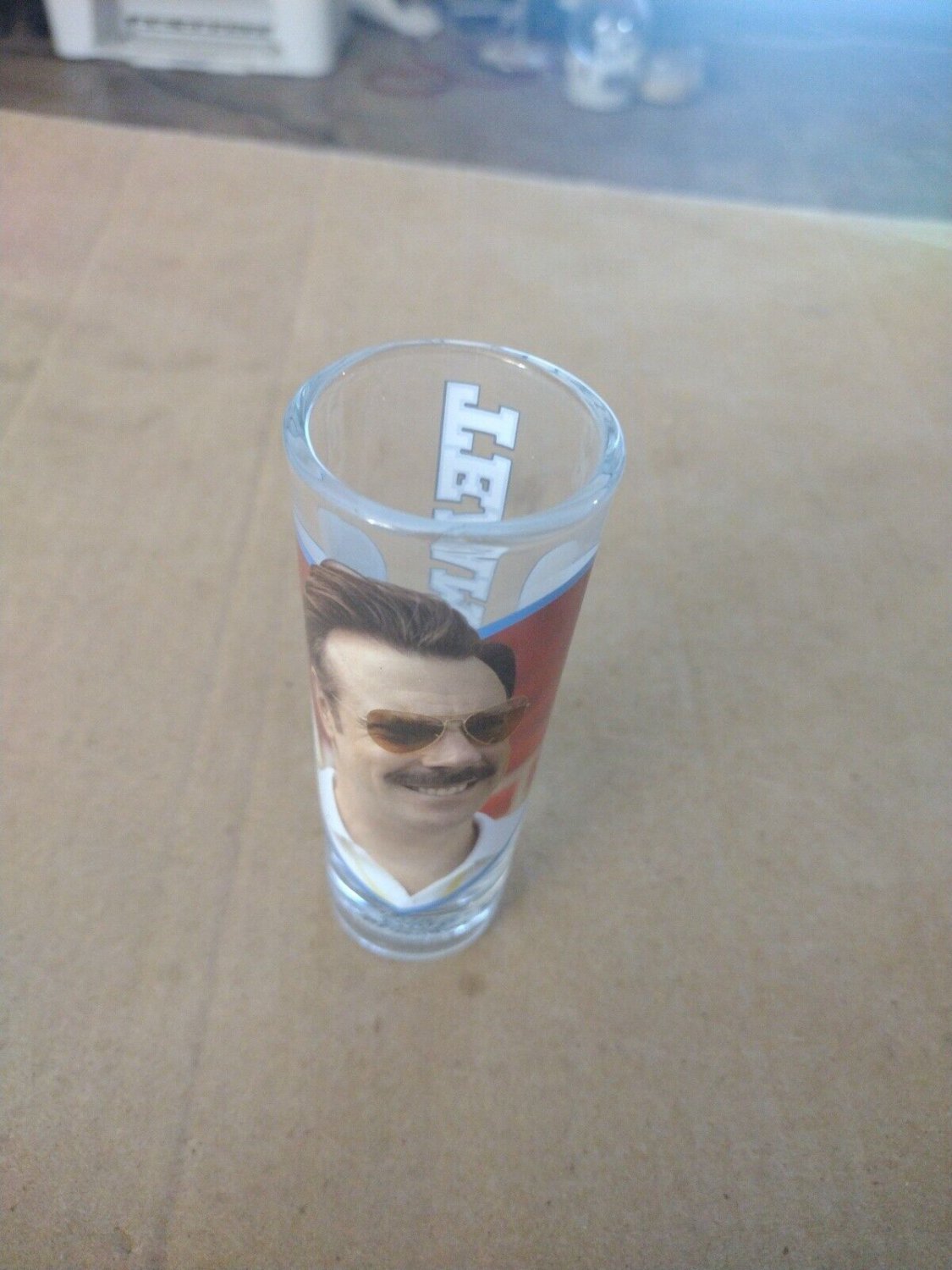 Ted Lasso Mini Shot Glass Zak Everyday Smiles NEW!