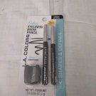 L.A. Colors 2 Piece Eyeliner + Brow Pencil W Sharpener Dark Brown shapes&defines