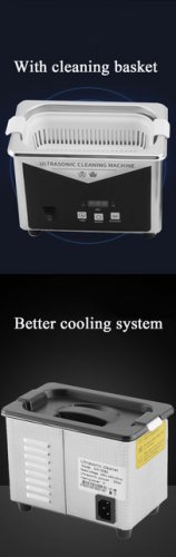 Ultrasonic Cleaner 35W 40kHz 800ML For Jewelry Watches Glasses