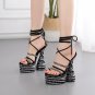 2024 New Lace Up Platform Sandals Women