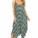 Women Harem Sleeveless Jumpsuit Geometric Print Side Pockets Regular Plus New