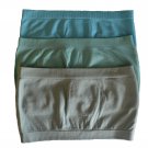 Women Seamless Strapless Tube Top Bandeau Sports Bra (3-Pack)
