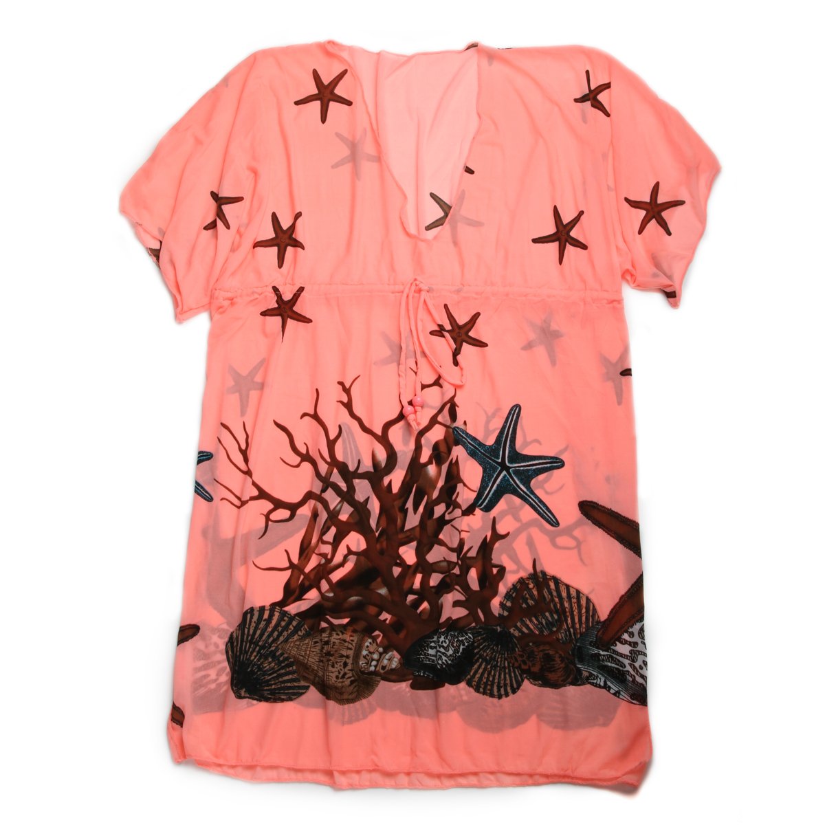 Starfish Sequin Beach Cover-Up Dress