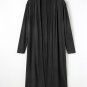 Black Split Long Cardigan and Skinny Pants Lounge Set