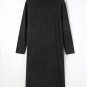 Black Split Long Cardigan and Skinny Pants Lounge Set