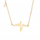 Electrocardiogram Rhythm Heart Beat Pendant Necklace