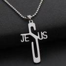 Pendant Necklace Jewelry Stainless Steel Chain Christian Symbol Nice Gift