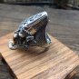 Vintage Chinese Traditional Wealth 925 Sterling Silver Adjustable Ring
